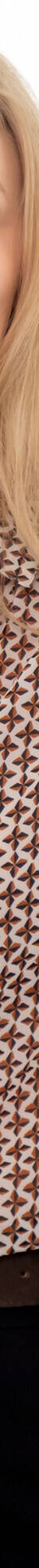 Chemisier en voile, imprimé minimaliste (beige / caramel) Chemisier en voile, imprimé minimaliste (beige / caramel)